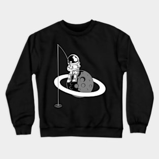 Astronaut Fishing Crewneck Sweatshirt